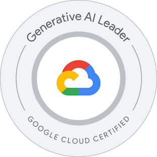 Google Cloud Certified Generative AI Leader badge